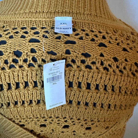 Old Navy Mustard XXL Three Button Cardigan NWT - Picture 4 of 4